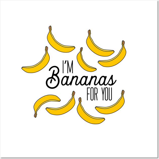 I'm Bananas for You Wall Art by latheandquill